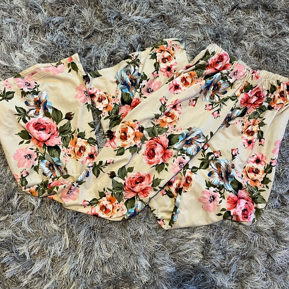 PARK AVENUE flare floral pants